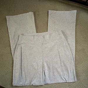 Lands End Gray Pull On Wide Leg Lounge Pants size Medium